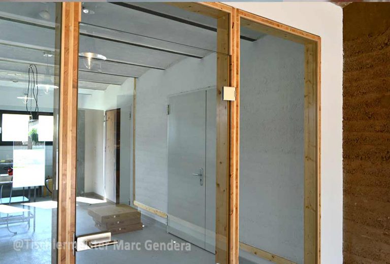 Glastür mit Holzrahmen | Tischlermeister Marc Gendera